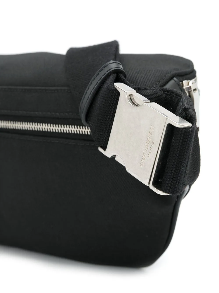 logo-lettering belt bag
