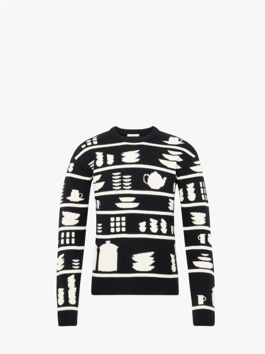 CROCKERY JACQUARD JUMPER