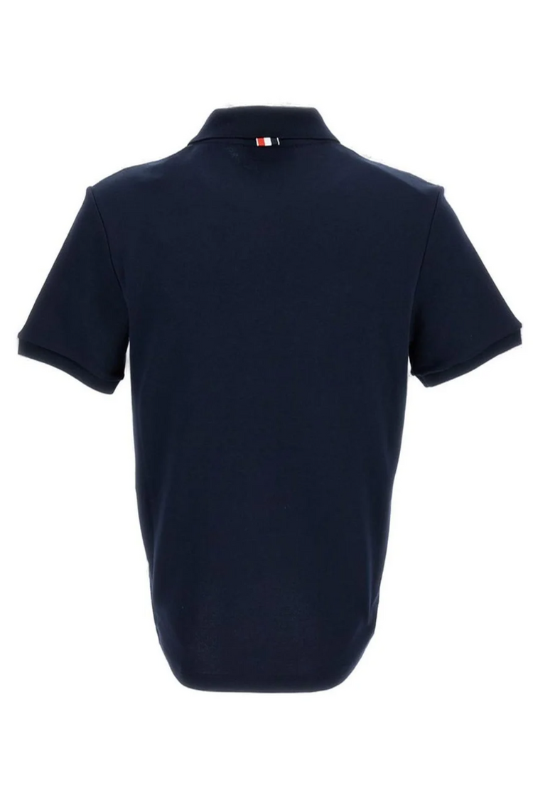 SS ROUND COLLAR RIB CUFF BUTTON DOWN SHIRT IN COTTON MILANO