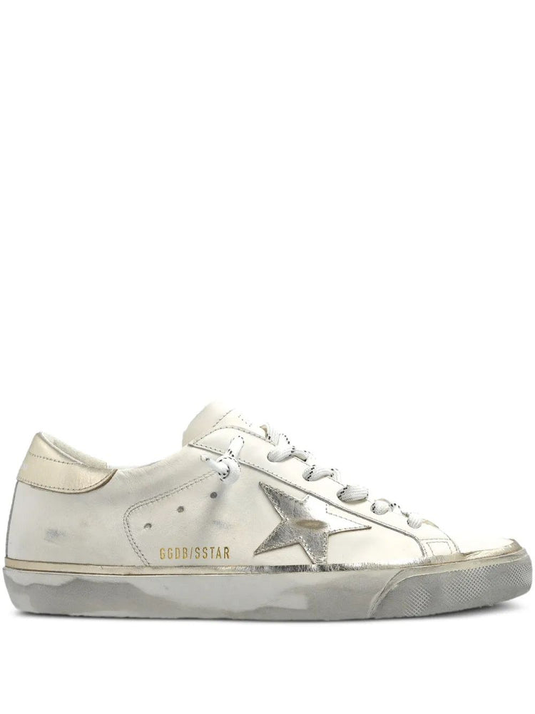 SUPER STAR LEATHER UPPER LAMINATED STAR AND HEEL GLITTER EDGE
