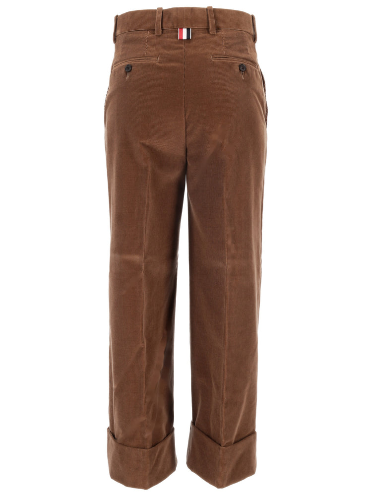 FIT 2 - BELTLOOP SACK TROUSER IN NARROW WALE CORDUROY