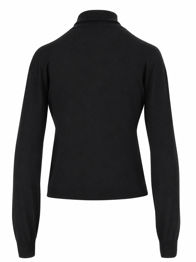 PULL COL ROULE CACHEMIRE LAINE