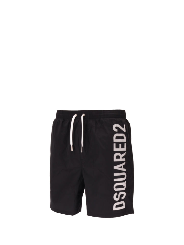 logo-print swim shorts