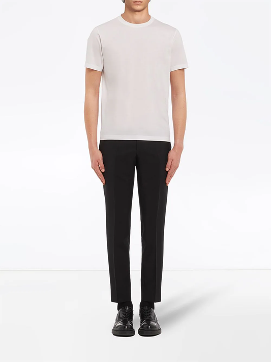 PRADA classic fitted t-shirt white