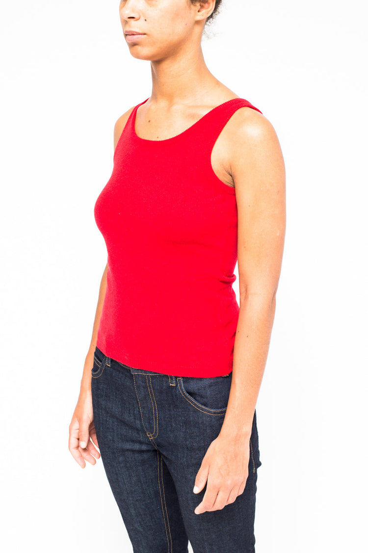 LA ROSE canotta cash rosso