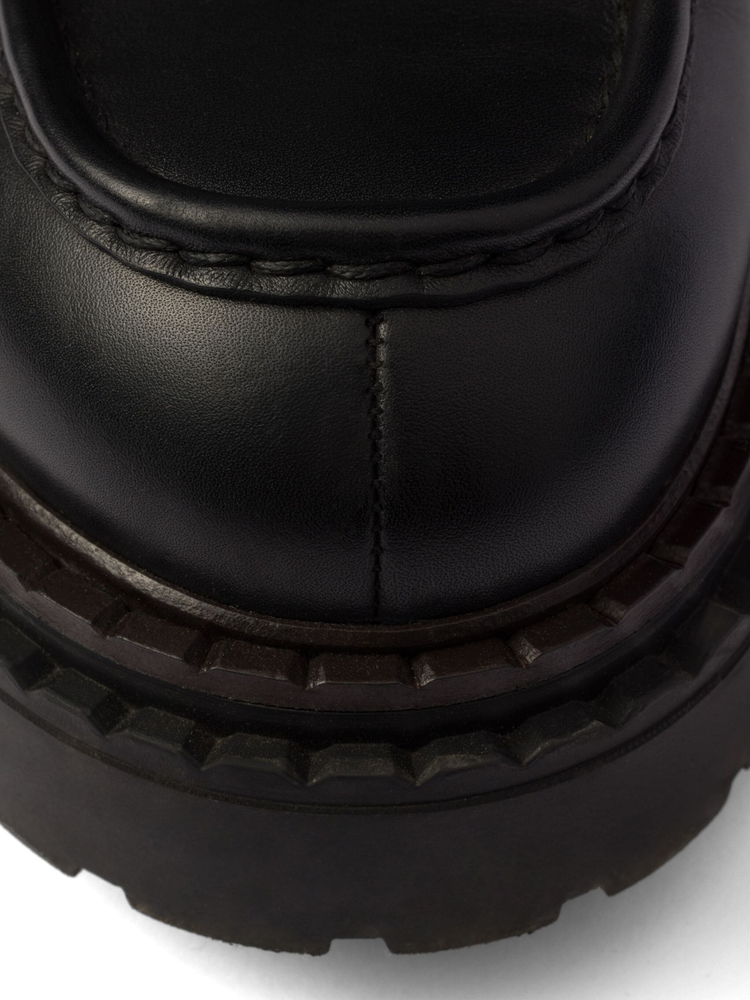 leather loafers