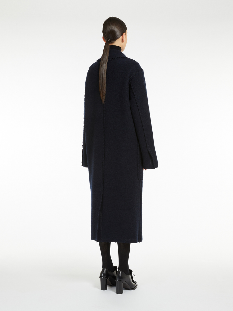 Jene wool and cashmere knit coat