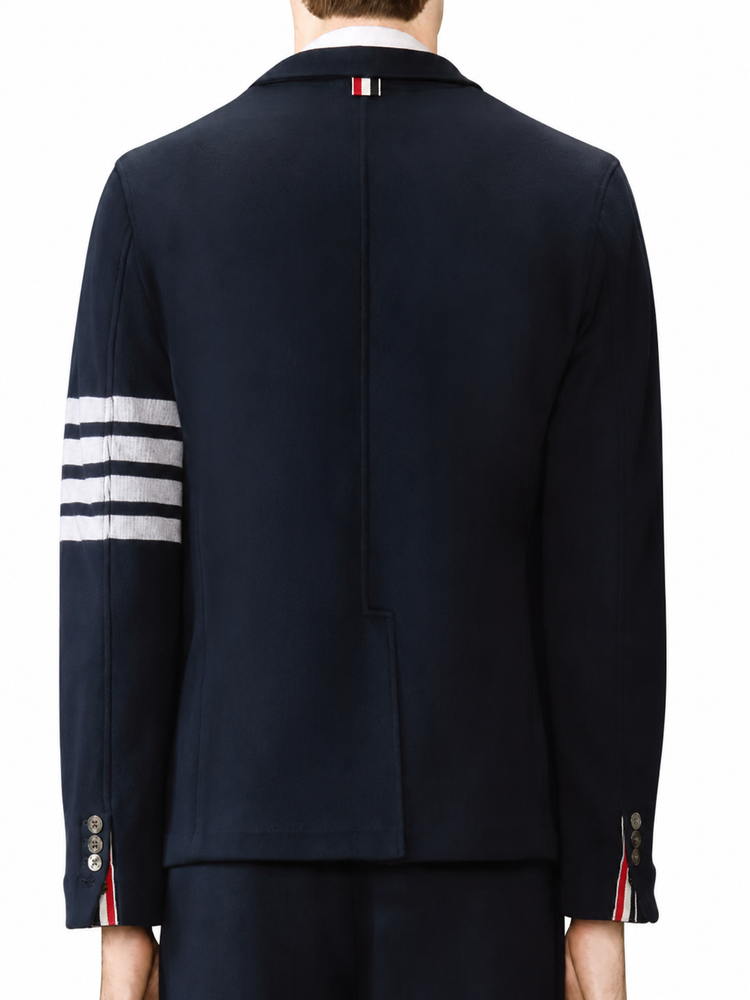 SACK JACKET IN DOUBLE FACE KNIT W/ ENG 4BAR