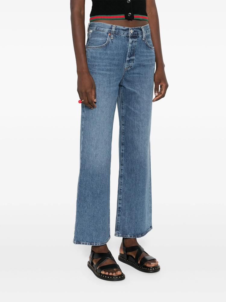 Annina high-rise wide-leg jeans