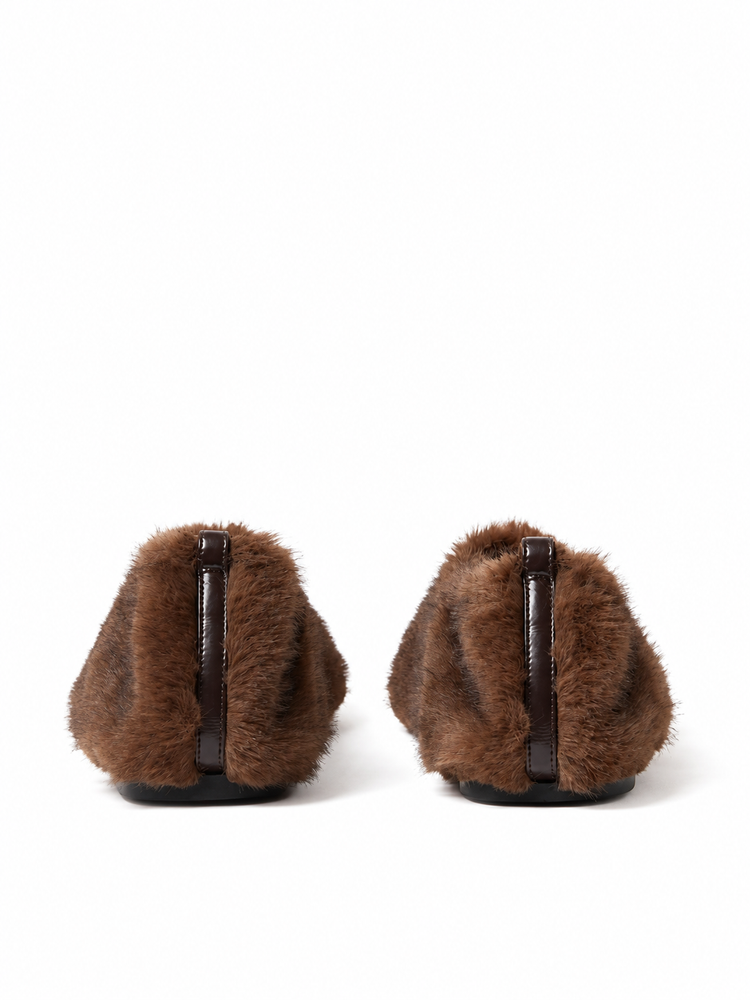 BALLERINA FFF MINK PLUSH FABRI