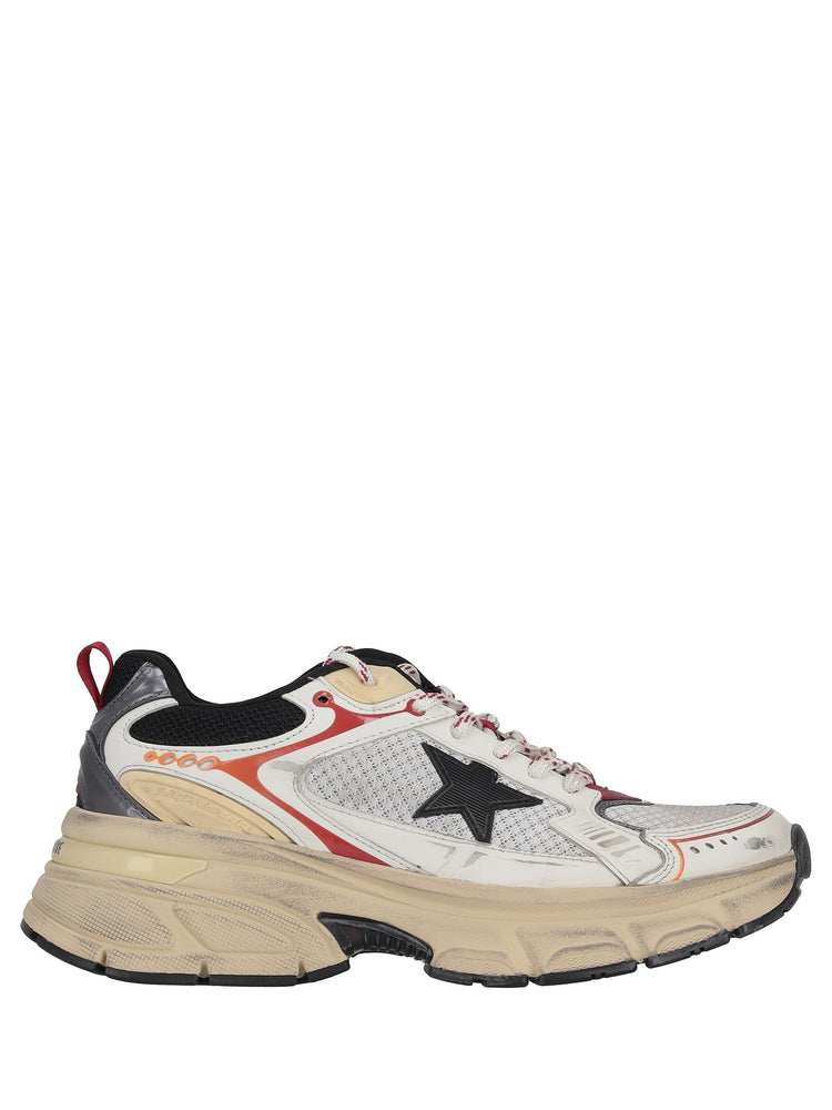 LIGHTSTAR MESH UPPER AND HEEL LEATHER TOE AND SPUR TPU STAR