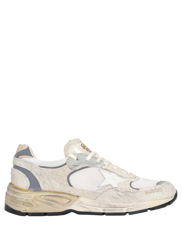 RUNNING DAD NEW NET AND SUEDE UPPER LEATHER STAR AND HEEL SUEDE SPUR