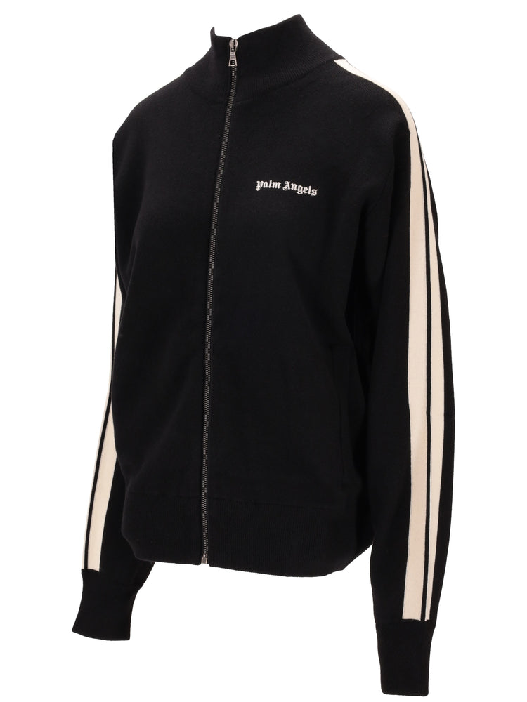 CLASSIC LOGO KNIT TRACK JKT DARK GREY -