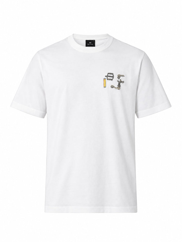 MENS REG FIT T SHIRT BIKE PARTS