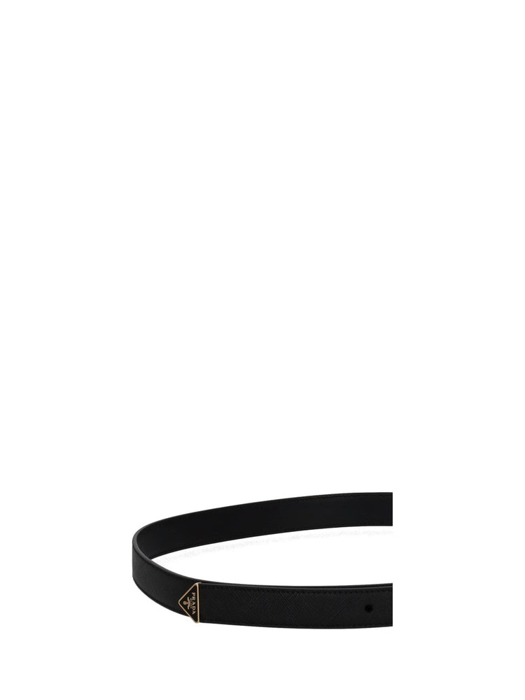 saffiano leather belt