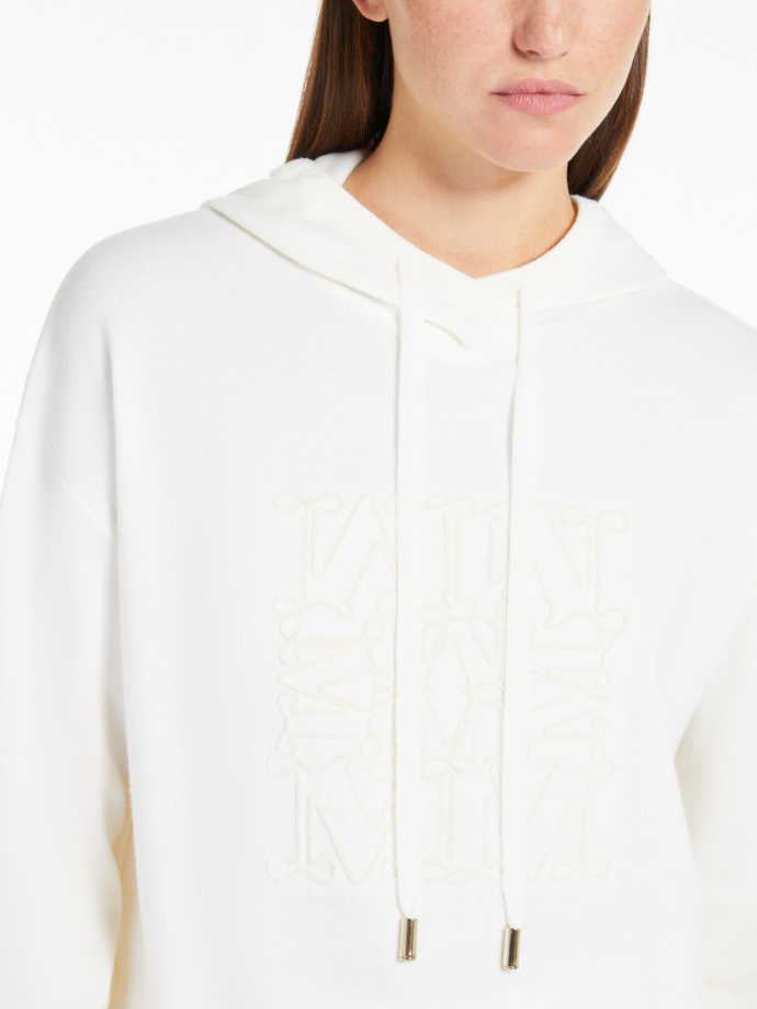 Pamir hooded wool sweatshirt