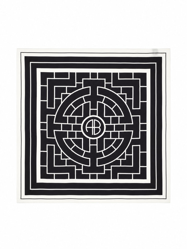 YORK SCARF AB - BLACK