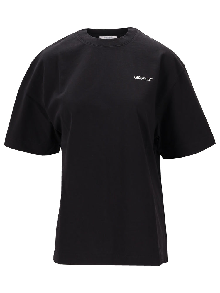 HALF ARROW SKATE S/S TEE UNI BLACK - WHI