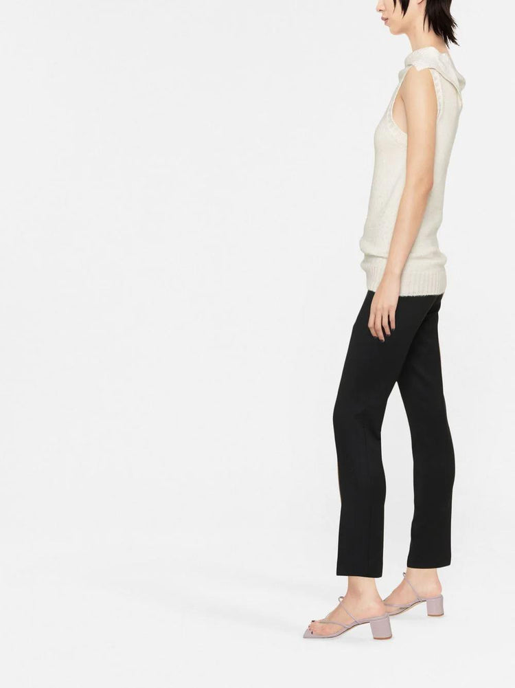 PAROSH tapered leg trousers
