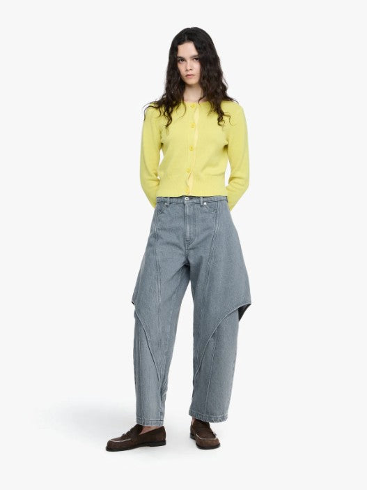 CROPPED SCULPTURAL JEANS