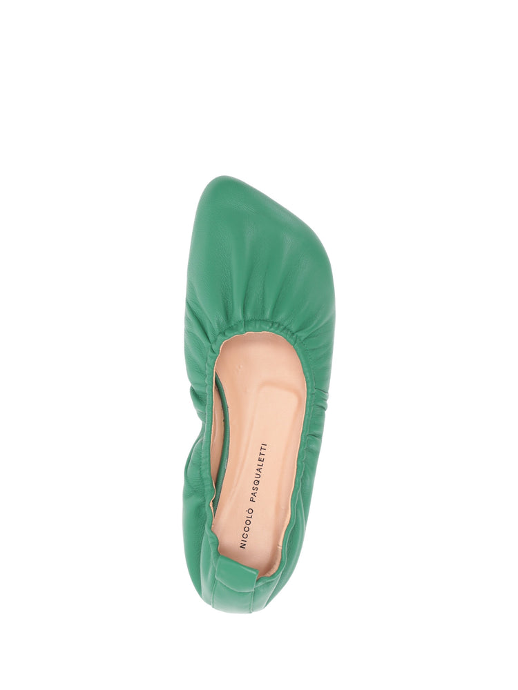 OBLIQUA SOFT BALLERINAS - Calfskin Leather