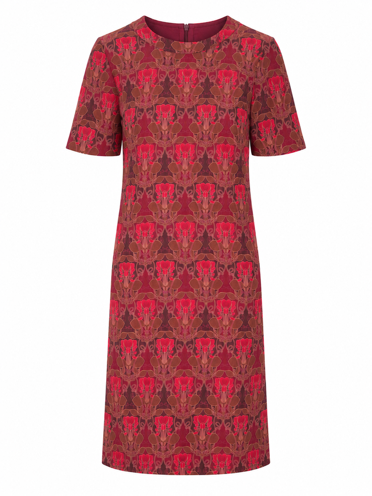 LAURA URBINATI short sleveless dress brown