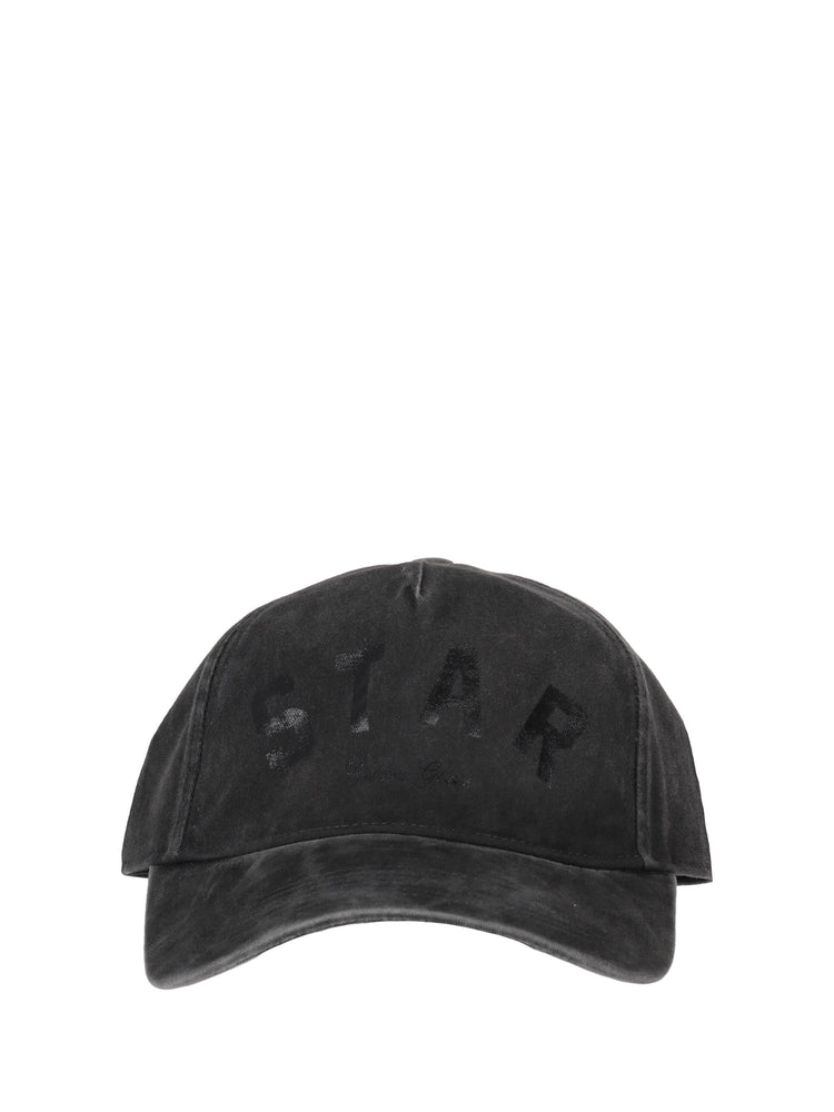 STAR BASEBALL CAP/ WASHED COTTON TWILL/ STAR LOGO