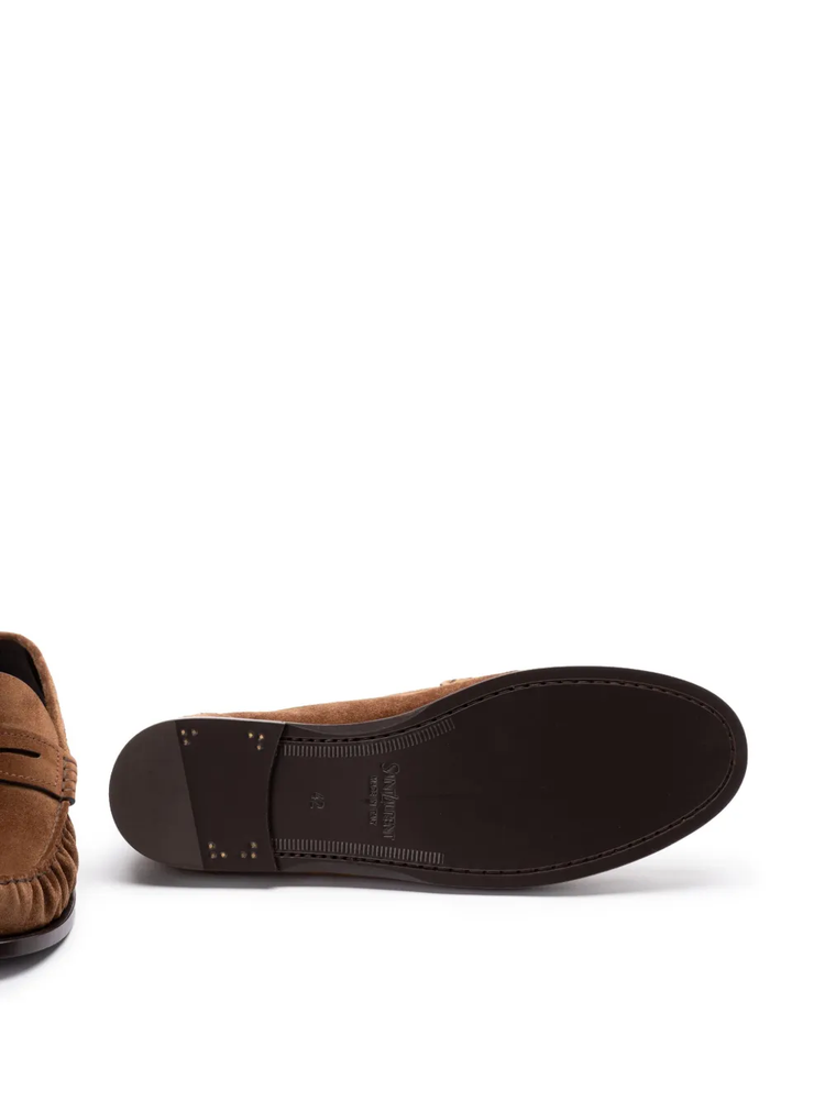Laurent suede loafers
