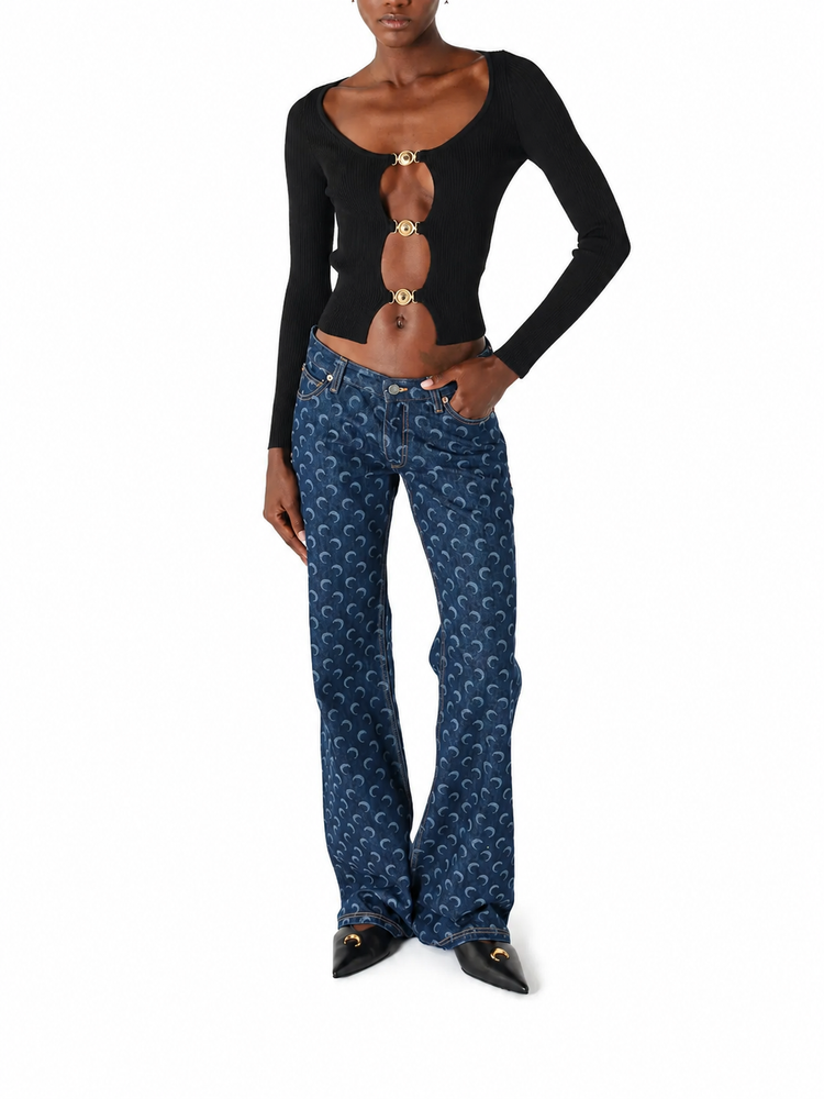 MIDNIGHT BLUE DENIM BOOTCUT JEANS