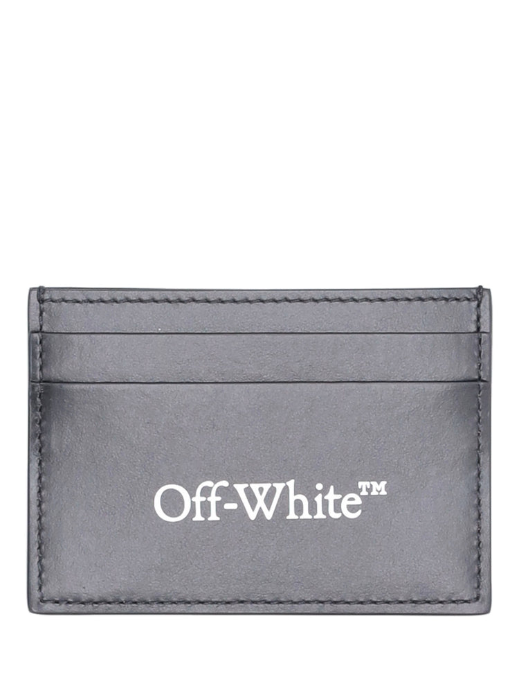 BOOKISH CARD CASE BLACK - WHITE