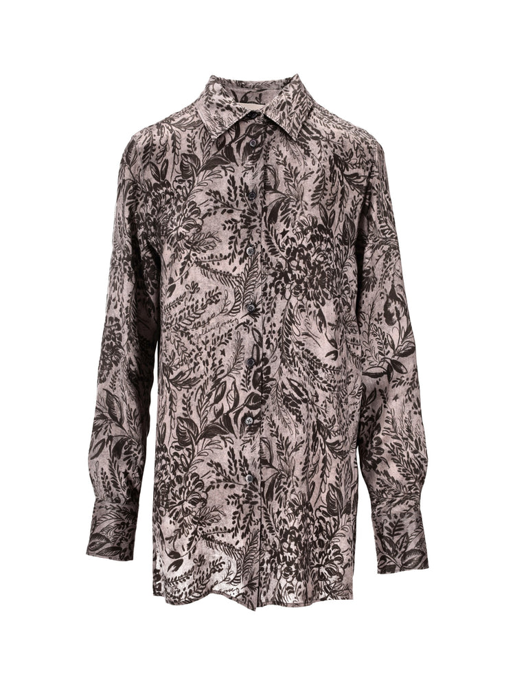 GOLDEN W'S SHIRT PAJAMAS VISCOSE TWILL TOILE DE JOUY ALL-OVER PRINTED