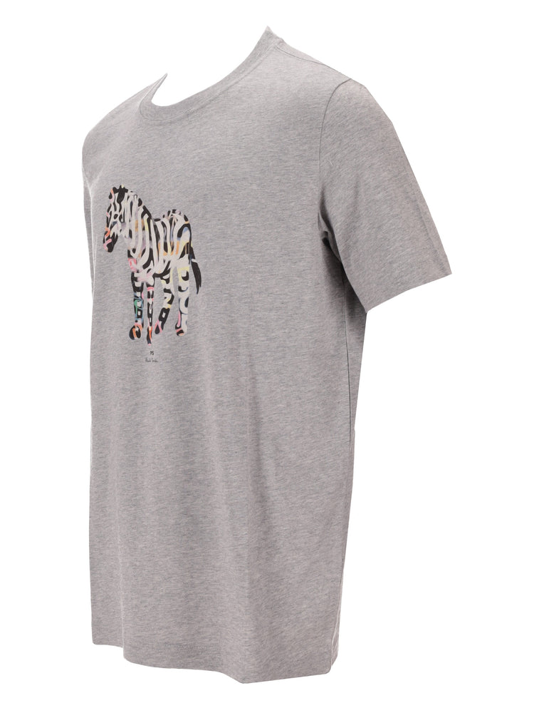 MENS REG FIT T SHIRT ZEBRA LARGE