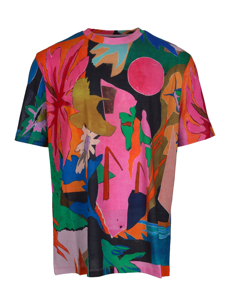MENS COLLAGE PRINT TSHIRT