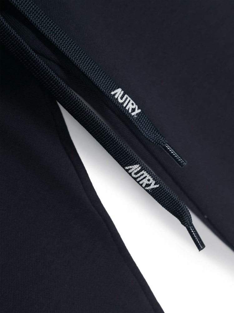logo-embroidered cotton track pants
