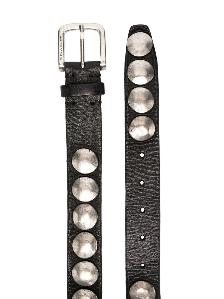 BELT TRINIDAD WASHED LEATHER STUDS