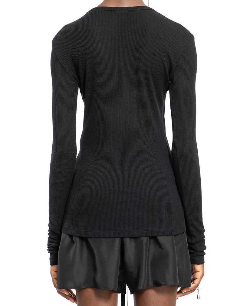 FIENE SLIM FIT LONG SLEEVES T-SHIRT VISCOSE COTTON