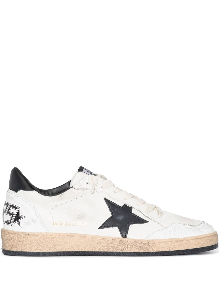 BALLSTAR NAPPA UPPER LEATHER STAR AND HEEL CRACK TOE AND SPUR