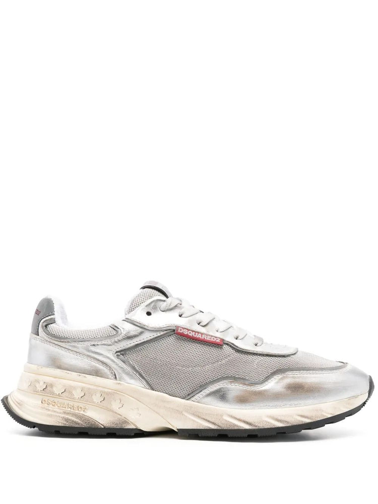 Lace-Up Low Top Sneakers