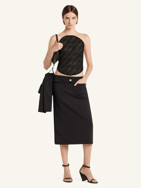 BODYSUIT ILLUSION CIRCLE LACE