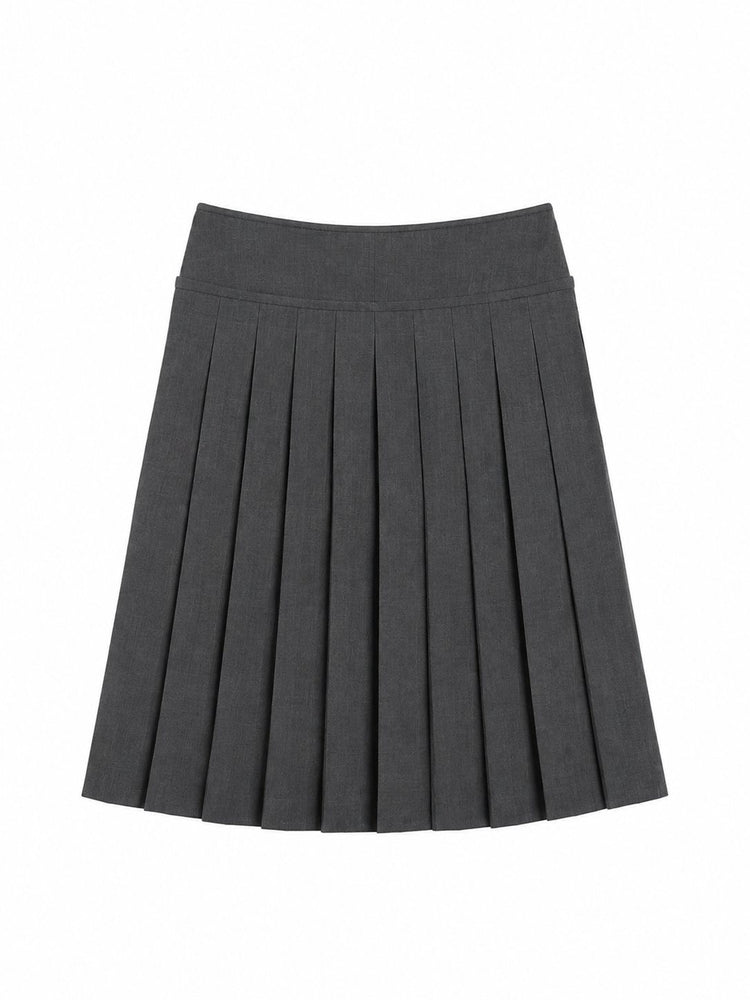MIDI PLEATED SKIRT