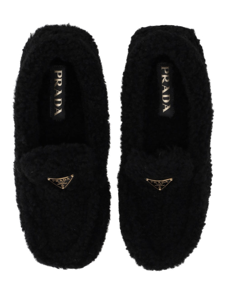shearling driving shoes