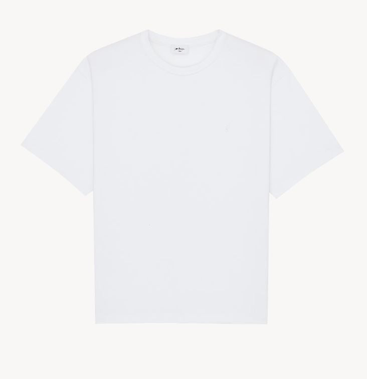 T SHIRT CLASSIQUE COL LARGE JE