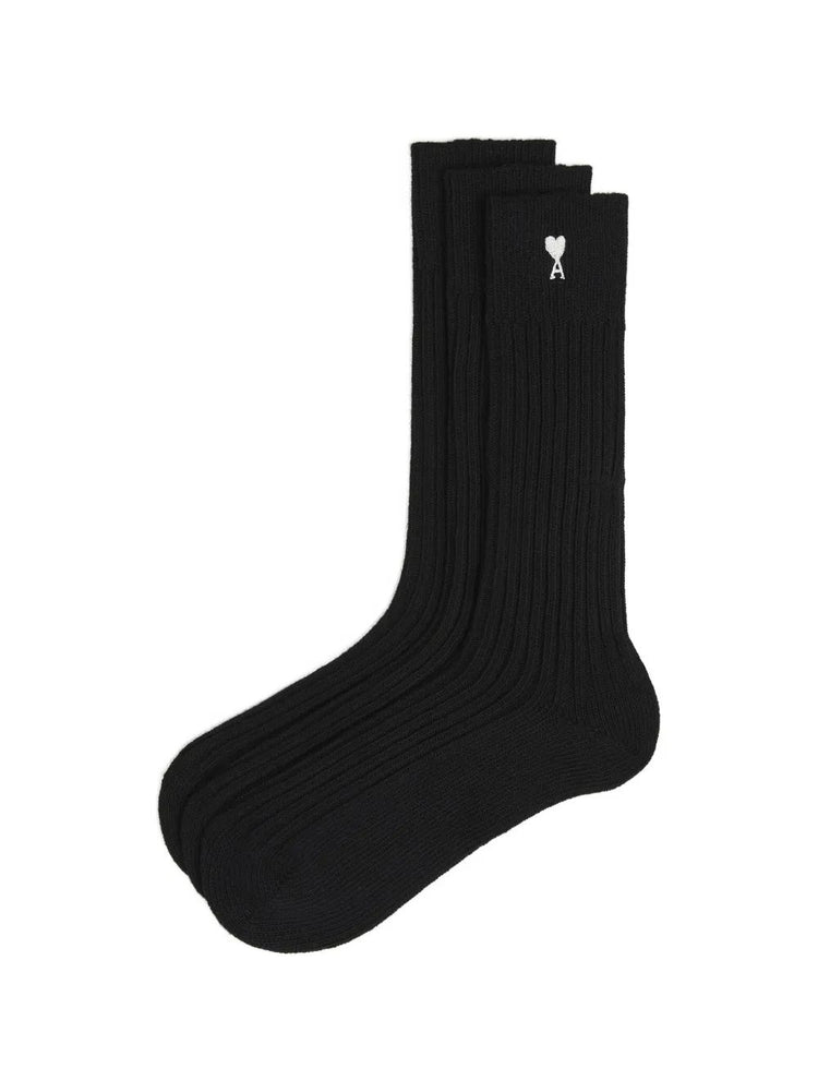 PACK TROIS CHAUSSETTES AMI DE COEUR NOIR