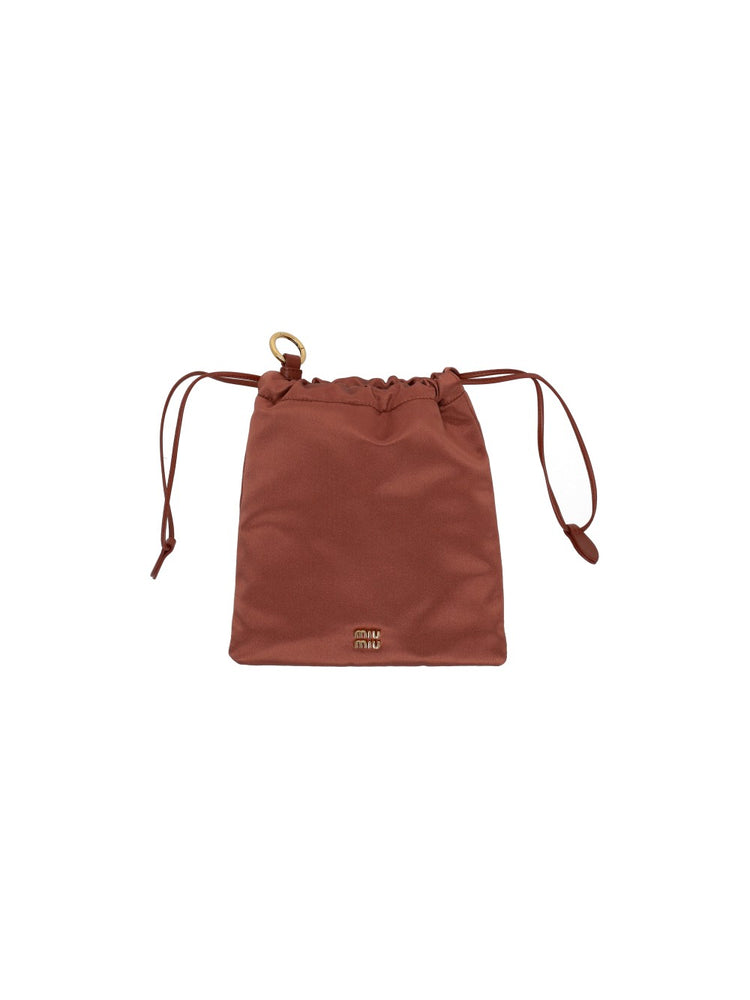 satin makeup bag