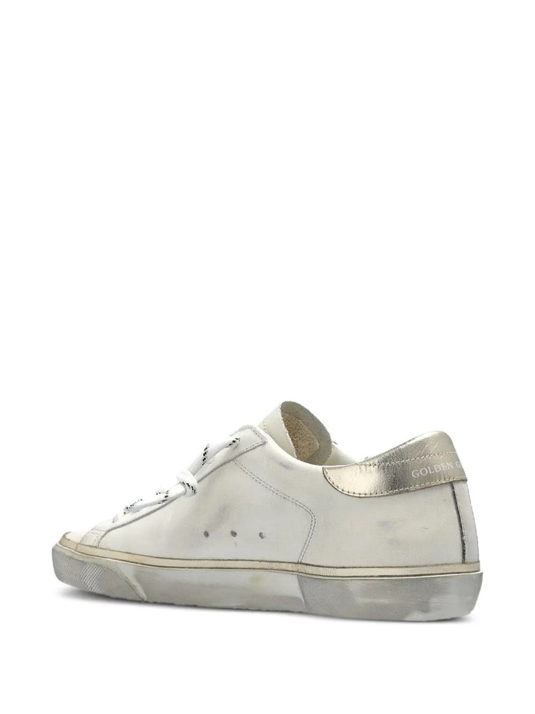 SUPER STAR LEATHER UPPER LAMINATED STAR AND HEEL GLITTER EDGE