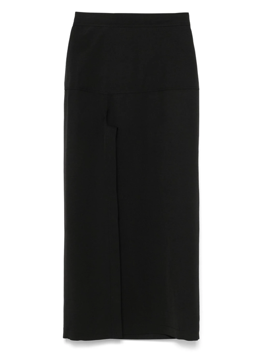 slited midi skirt