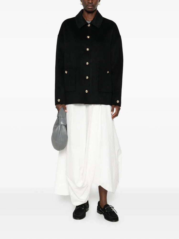 LUCA JACKET BLACK CASHMERE BLEND