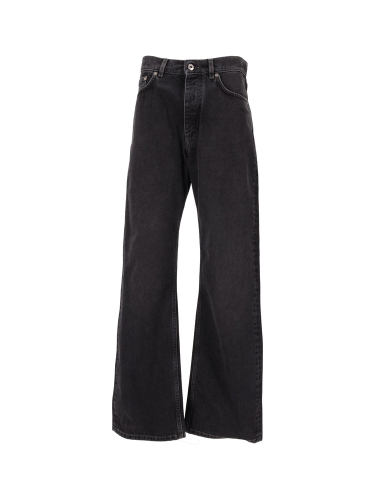 SCRIPT LOGO 90S SKATE JEANS VINTAGE BLAC