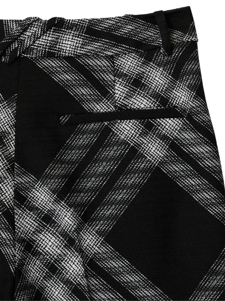 Vintage Check wool trousers