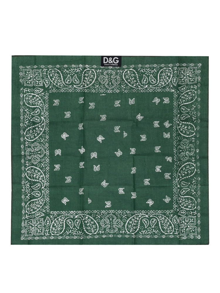 DOLCE&GABBANA paisley-print square scarf